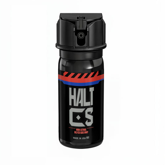 HALT CS (2oz) OC/CS Gas Tear Gas – Maximum Strength OC/CS Gas Pepper Spray